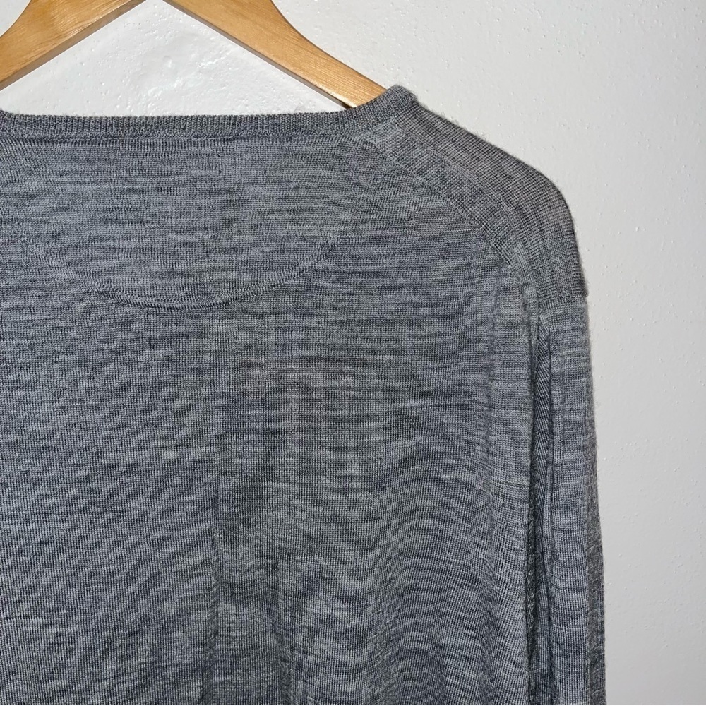 Tasso Elba Merino Wool Sweater Gray Men’s Size Extra Large - Picture 6 of 7